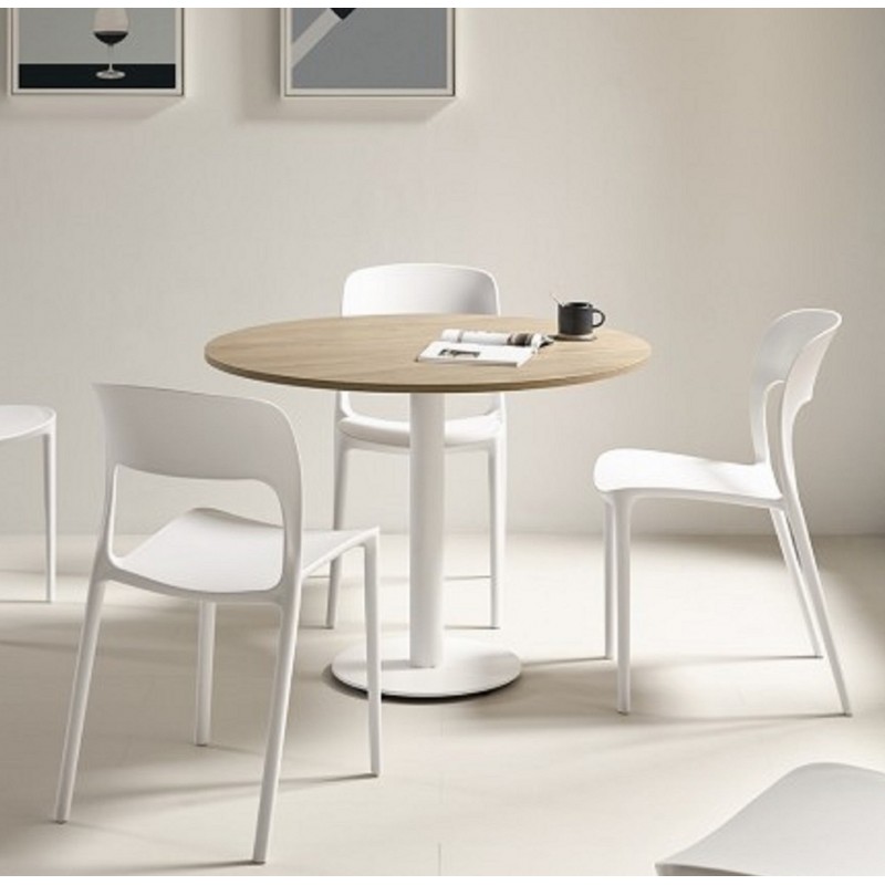 Mesa Ronda Dekton fija 75 de altura