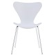 Silla ARNE NEW, cromada, polipropileno blanco