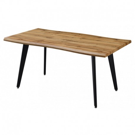 Mesa ANETO, metal, madera,160 x 90 cms