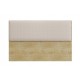 Cabecero UNI 160, MDP natura, tejido lino beige, 160x5x90 cms