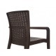 Sillón JAZMIN, apilable, polipropileno antracita