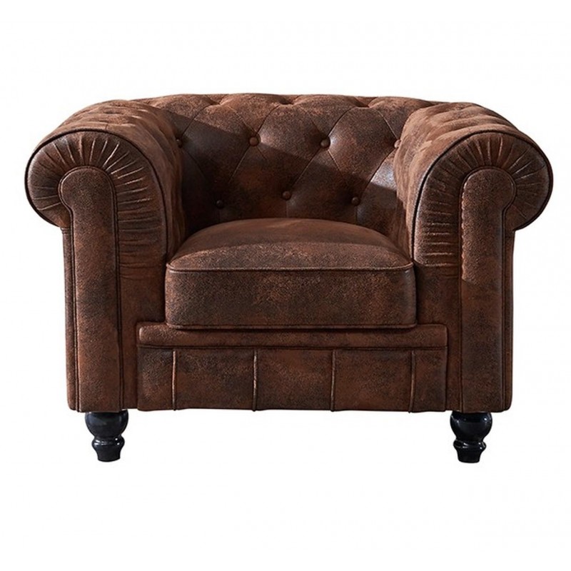 Sillón CHESTER, similpiel vintage