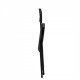 Silla SMART, plegable, metal, epoxi negro, vinilo negro
