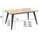 Mesa Nora Silestone extensible