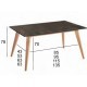 Mesa Nora Dekton fija