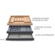 Mesa de cocina Delta Silestone Extensible