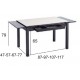 Mesa de cocina Delta Silestone Extensible