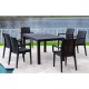 Sillón GLADY, apilable, polipropileno antracita