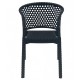 Sillón CALVIN, apilable, polipropileno Antracita