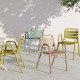 Sillón TROPICANA, apilable, polipropileno gris pálido