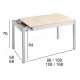 Mesa Atenas laminado Extensible