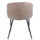Sillón PELAYO, metal, similpiel vintage gris