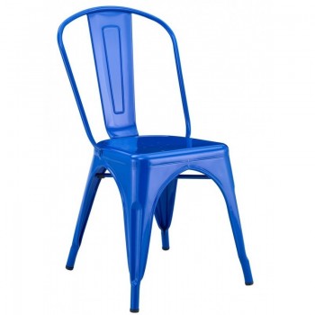 Silla TOL EK LIMITED, acero, azul