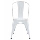 Silla TOL EK VINTAGE, acero, blanco