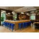 Taburete TOL EK LIMITED, acero, azul