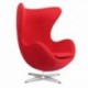 Sillón EG, tapizado cachemira rojo