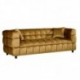 Sofá LORING, 3 plazas, tejido velvet camel 34