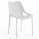 Silla BILL, apilable, polipropileno blanco