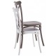 Silla CORFÚ, apilable, tratamiento anti UV, polipropileno antracita