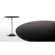 Mesa MABEL, graduable, tapa soft negra, 70 cms de diámetro
