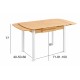 Mesa Koral Laminado Extensible