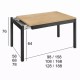 Mesa Atenas laminado Extensible