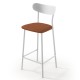 Taburete de cocina modelo Eva con respaldo