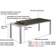 Mesa Zumaya Dekton extensible