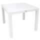 Mesa MIJAS, polipropileno blanco, 90 x 90 cms