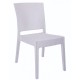 Silla LIDO, apilable, polipropileno blanco
