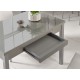 Mesa extensible de cristal para cocina y comedor estilo Alba modelo Liria
