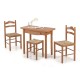 Mesa con apertura tipo libro giratoria para cocina y comedor estilo Koe libro modelo Ebro