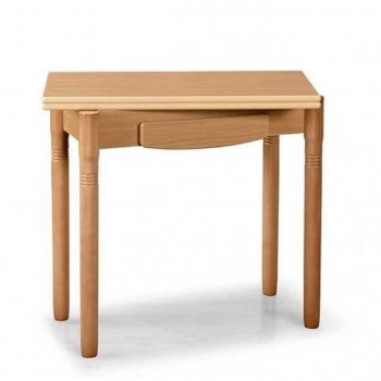Mesa con apertura tipo libro giratoria para cocina y comedor estilo Koe libro modelo Ebro