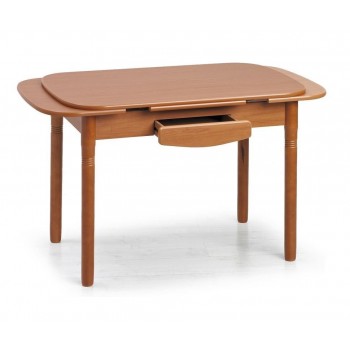 Mesa extensible laminada para cocina y comedor estilo Mesa Koe modelo Ebro