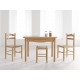 Mesa extensible laminada para cocina y comedor estilo Mesa Koe modelo Ebro