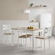 Mesa extensible laminada estilo Atenas para cocina y comedor modelo Vera