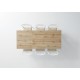 Mesa extensible laminada estilo Atenas para cocina y comedor modelo Vera