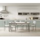 Mesa extensible laminada estilo Atenas para cocina y comedor modelo Vera