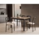 Mesa extensible laminada estilo Atenas para cocina y comedor modelo Vera