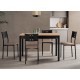 Mesa extensible laminada estilo Atenas para cocina y comedor modelo Vera