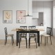  Mesa extensible laminada para cocina y comedor estilo Mesa Arona modelo Brisa