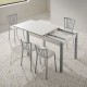  Mesa extensible laminada para cocina y comedor estilo Mesa Arona modelo Brisa