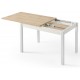  Mesa extensible laminada para cocina y comedor estilo Mesa Arona modelo Brisa