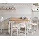  Mesa extensible laminada para cocina y comedor tipo Mesa Nube modelo Tera
