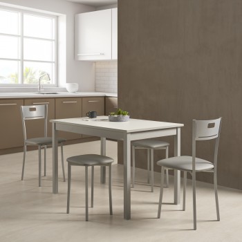  Mesa fija laminada de cocina estilo Mesa Niza modelo Aura