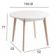 Mesa Amaya Mesa fija laminada para cocina y comedor estilo Mesa Amaya modelo Senda