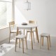 Mesa laminada extensible para cocina y comedor tipo Mesa Ana modelo Elma