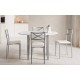 Mesa extensible laminada para cocina y comedortipo Mesa Isla modelo Noa