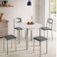 Mesa extensible laminada para cocina y comedortipo Mesa Isla modelo Noa