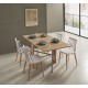 Mesa abatible laminada para cocina Estilo Mesa Bea modelo Bora